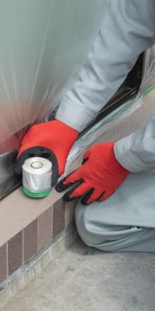 必要に応じた養生対応